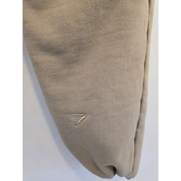 Gym Shark Brown Thick Pocketed Joggers Size XS Preloved - Picture 5 of 9